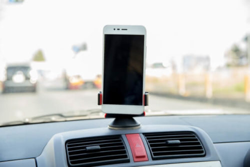 スマホと車